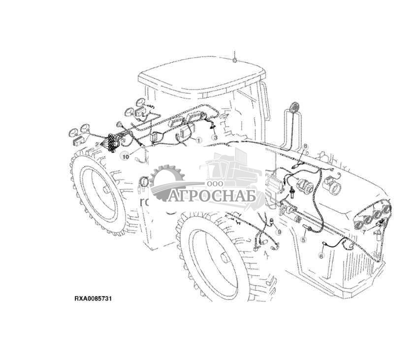 Wiring Harness-Engine And Chassis, PST 